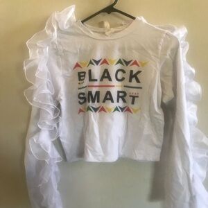 Urban Outfitters White Long Sleeve Tee Contemporary Cotton